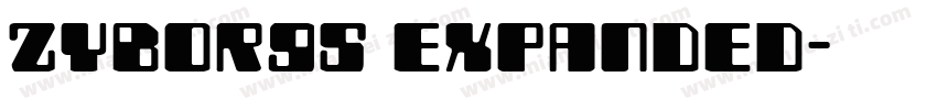 Zyborgs Expanded字体转换